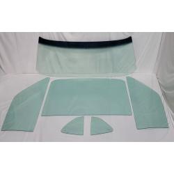 1969 Ford Mustang 2 Door Hardtop Fastback Complete Glass Package (Jan-Oct) CGF-69- MSTG-FB-GLUE